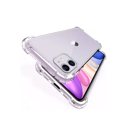 Чохол силікон ударостійкий з посиленими кутами для iPhone 7/8/SE2 Прозорий