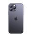 Чохол скляний матовий з захистом камери Matte AG-Glass для iPhone 13 Pro Dark Grey