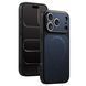 Чехол имитация стекла матовый в Style 17 с MagSafe для iPhone 16 Pro Max Black