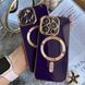 Чохол глянцевий силікон з Magsafe для iPhone 13 Pro Purple