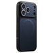 Чохол імітація скла матовий в Style 17 з MagSafe для iPhone 16 Pro Max Black