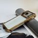 Чохол протиударний прозорий з посиленими кутами та захистом камери для iPhone 17 Pro Max Gold