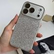 Чохол протиударний з блискітками Shine для iPhone 17 Pro Silver