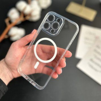 Чохол прозорий з захистом камери Clear Shade MagSafe для iPhone 13 Pro Прозорий