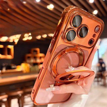 Чохол силіконовий з Magsafe Magnetic case для iPhone 17 Pro Orange