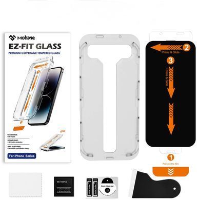 Защитное стекло Crystal антишпион с рамкой для поклейки для iPhone 15 Plus, iPhone 16 Plus