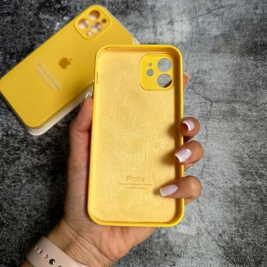Чехол Silicone Case FULL 360 для iPhone 14 Pro Max Yellow