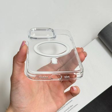 Чохол прозорий протиударний з полікарбонату та MagSafe Crystal для iPhone 16 Pro Max Прозорий