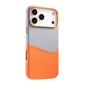 Чехол кожаный с картхолдером и поддержкой MagSafe Deluxe Pocket для iPhone 17 Pro Max Stone