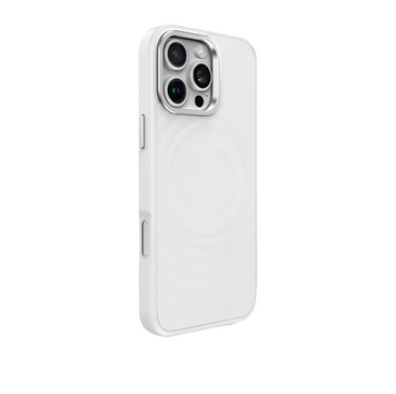 Противоударный силиконовый чехол с MagSafe Fantastic для iPhone 15 White