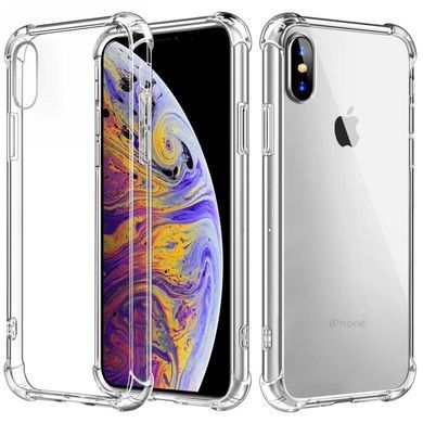 Чохол силікон ударостійкий з посиленими кутами для iPhone XR Прозорий