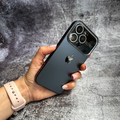 Чехол матовый с защитой камеры Matte Protection для iPhone 13 Pro Max Dark Grey