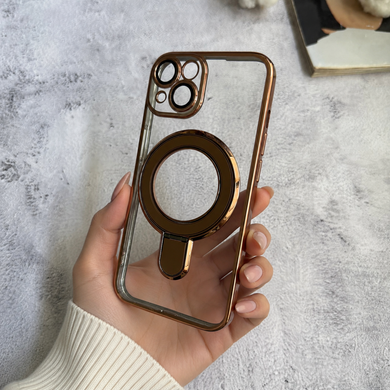 Чохол силіконовий з Magsafe Magnetic case для iPhone 15 Gold