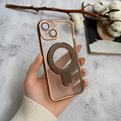 Чохол силіконовий з Magsafe Magnetic case для iPhone 15 Gold