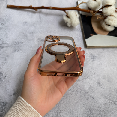 Чохол силіконовий з Magsafe Magnetic case для iPhone 15 Gold