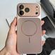 Чохол імітація скла матовий в стилі 17 з MagSafe для iPhone 17 Pro Rose Gold