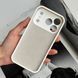 Силіконовий чохол з мікрофіброю і кільцем підставкою для iPhone 17 Pro White