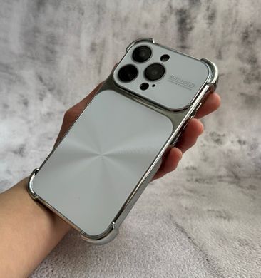 Противоударный чехол с защитными углами и глянцевой спинкой для iPhone 16 Pro Max White