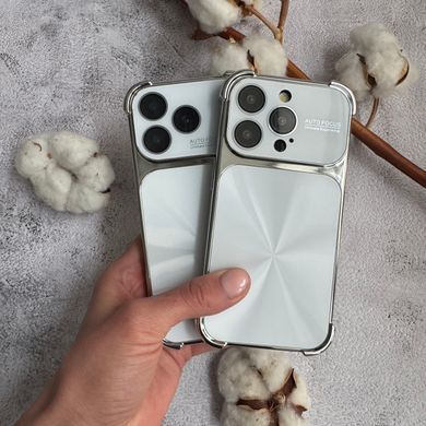 Противоударный чехол с защитными углами и глянцевой спинкой для iPhone 16 Pro Max White