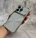 Противоударный чехол с защитными углами и глянцевой спинкой для iPhone 16 Pro Max White