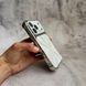 Противоударный чехол с защитными углами и глянцевой спинкой для iPhone 16 Pro Max White