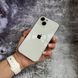 Чохол імітація скла Laser Disco case MagSafe для iPhone 13 White