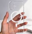 Чохол прозорий протиударний з полікарбонату та MagSafe Crystal для iPhone 16 Прозорий