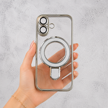 Чохол силіконовий з Magsafe Magnetic case для iPhone 17 Silver