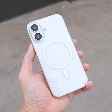 Чохол прозорий протиударний з полікарбонату та MagSafe Crystal для iPhone 16 Прозорий