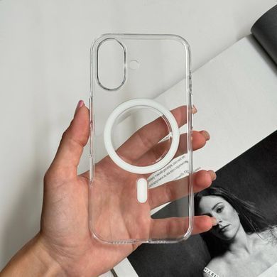 Чохол прозорий протиударний з полікарбонату та MagSafe Crystal для iPhone 16 Прозорий