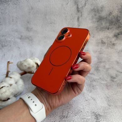Матовый чехол MagSafe минималистичный дизайн защита и стиль Lume Case для iPhone 17 Orange