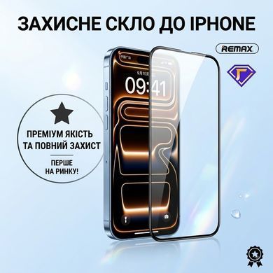 Захисне скло Remax 3D Full Cover прозоре олеофобне для iPhone 14 Pro