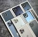 Чехол стеклянный матовый с защитой камеры Matte AG-Glass для iPhone 13 Pro Purple