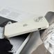 Чехол имитация стекла Laser Disco case 3D logo для iPhone 15 White