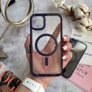 Чехол противоударный с магнитом Avengare Gase NEW MagSafe для iPhone 11 Purple