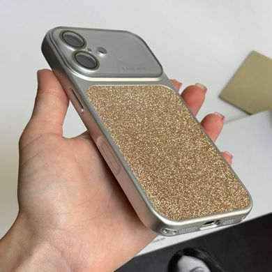 Чохол протиударний з блискітками Shine для iPhone 17 Gold