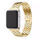 Металлический ремешок Metal Drop Band для Apple Watch 42|44|45|46|49mm Gold