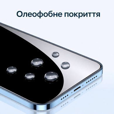 Захисне скло Анти-шпигун Privacy 9H для iPhone 15, iPhone 16
