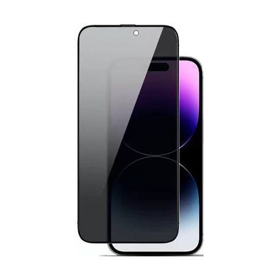 Захисне скло Анти-шпигун Privacy 9H для iPhone 15, iPhone 16
