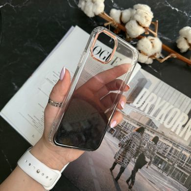 Силіконовий чохол з блискітками Shine OMBRE для iPhone 13 Pro Black