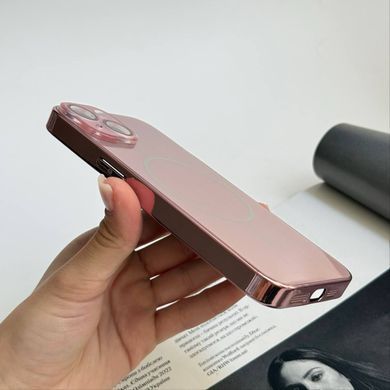 Глянцевый чехол Lume gloss с MagSafe для iPhone 14 Rose Gold