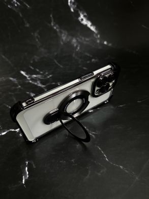 Чохол силіконовий ударостійкий з Magsafe і підставкою для iPhone 11 Pro Black