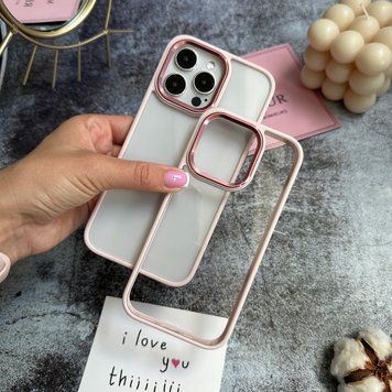 Чохол протиударний Bling case для iPhone 12 , iPhone 12 Pro Rose Gold