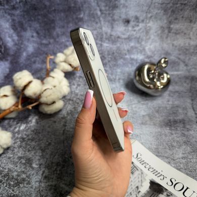Матовий чохол MagSafe мінімалістичний дизайн захист і стиль Lume Case для iPhone 15 White