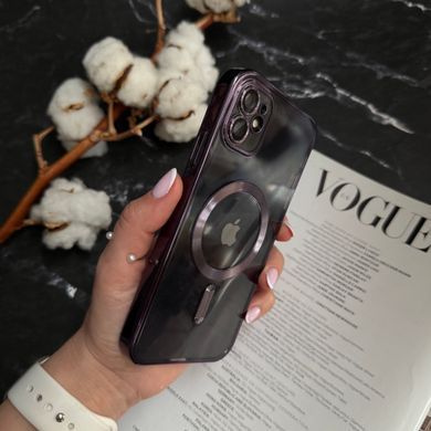 Чехол прозрачный силикон Dream ultra MagSafe для iPhone 11 Purple
