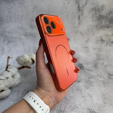 Матовый чехол MagSafe минималистичный дизайн защита и стиль Lume Case для iPhone 17 Pro Max Orange