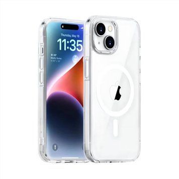 Прозрачный чехол с MagSafe PC для iPhone 13, iPhone 14 Прозорий