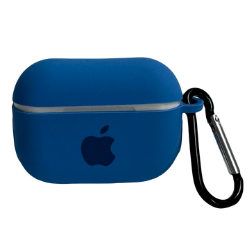 Чехол силиконовый Silicone Case из Logo для Apple AirPods Pro Royal blue