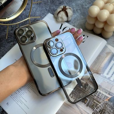 Чохол прозорий силікон Dream ultra MagSafe для iPhone 15 Pro Max Black