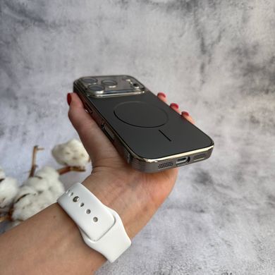Матовий чохол MagSafe мінімалістичний дизайн захист і стиль Lume Case для iPhone 17 Pro Max Silver